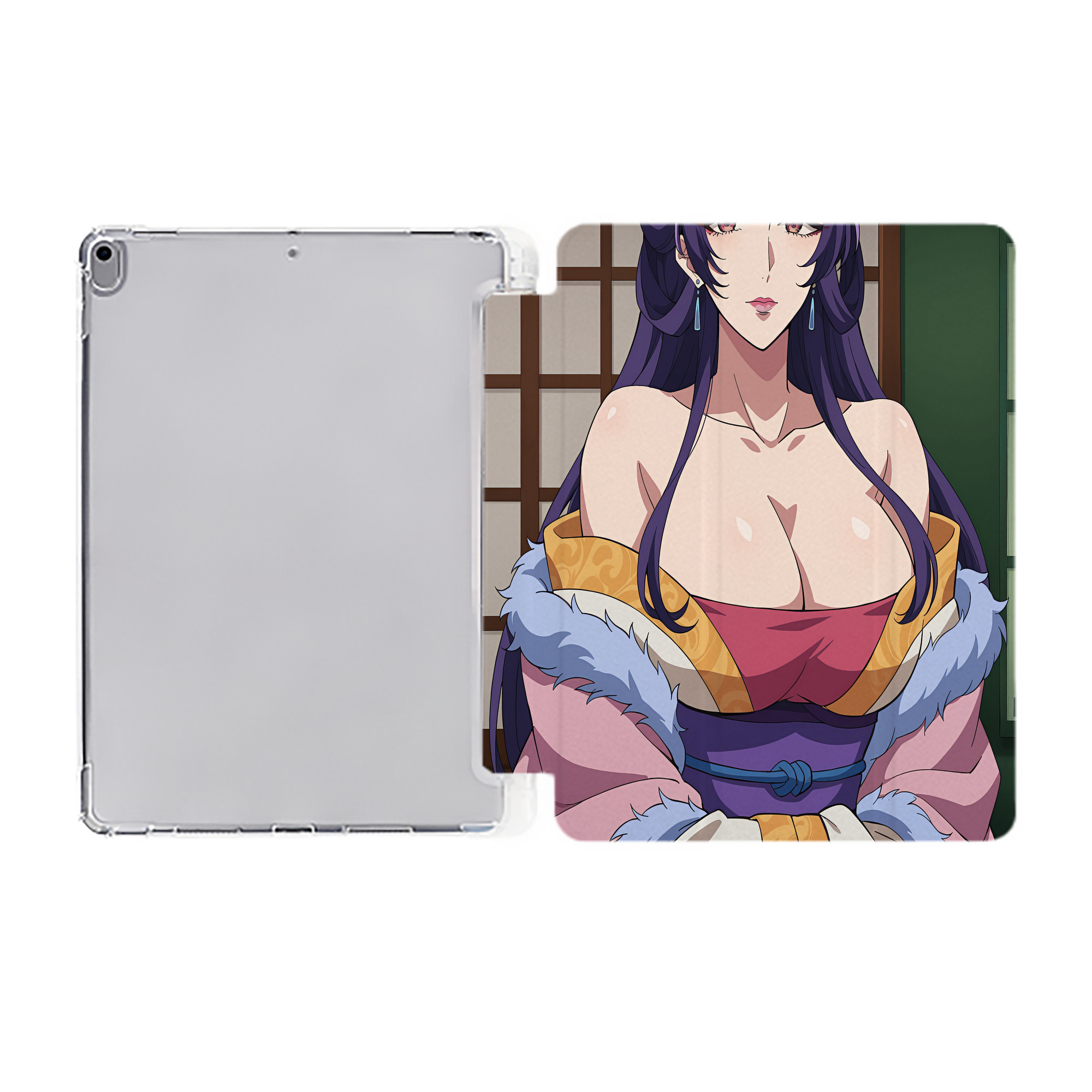 （画像用） 薬屋のひとりごと The Apothecary Diaries IPad ケース ペン収納付き 三つ折りスタンド PUレザー×シリコン 対応機種9.5/10.5/10.9インチ